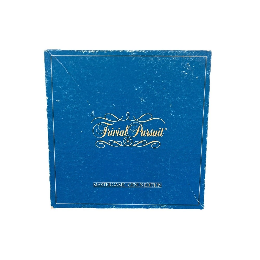 Vintage 1981 Trivial Pursuit Genus Edition Master Game Complete Set Retro Trivia